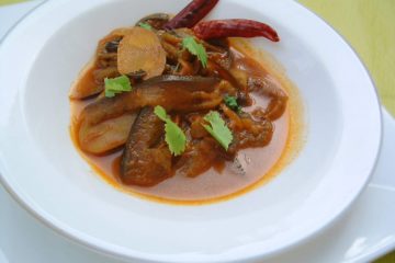 Curry indien aubergine