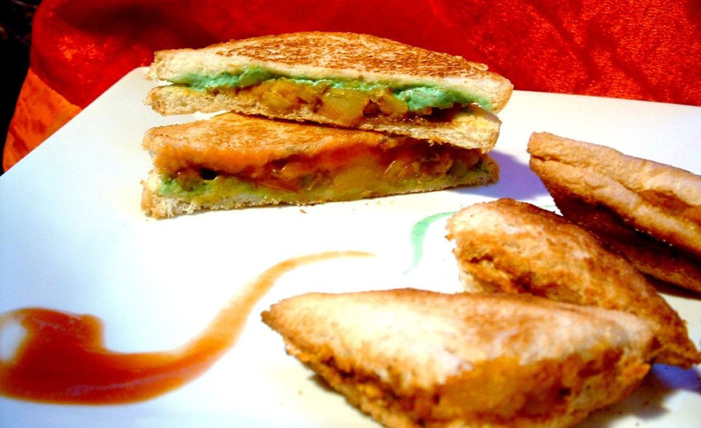 Recette sandwich indien