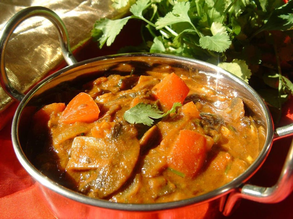 Recette curry champignons