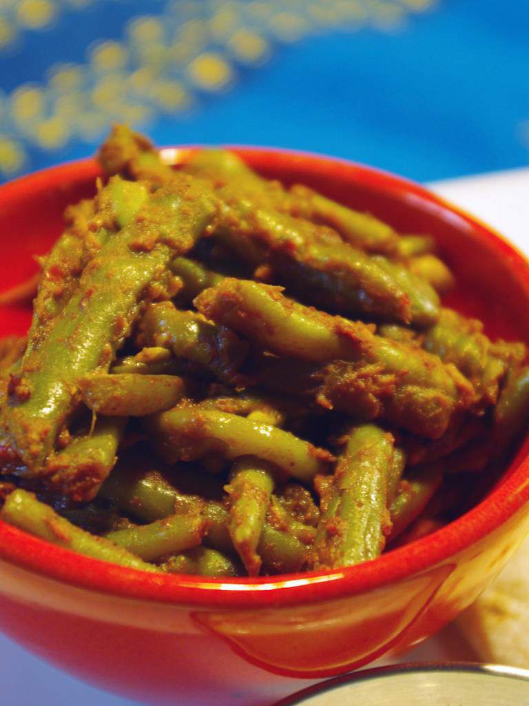 Recette indienne haricots verts