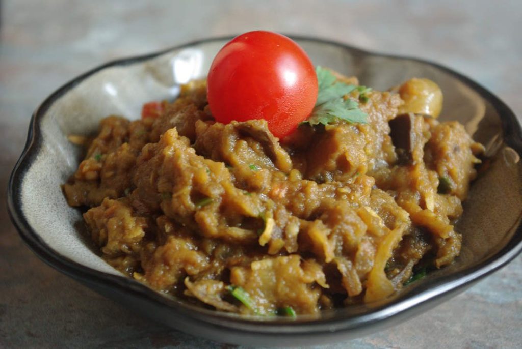 Chutney aubergine indien