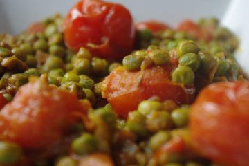 Curry petits pois tomates