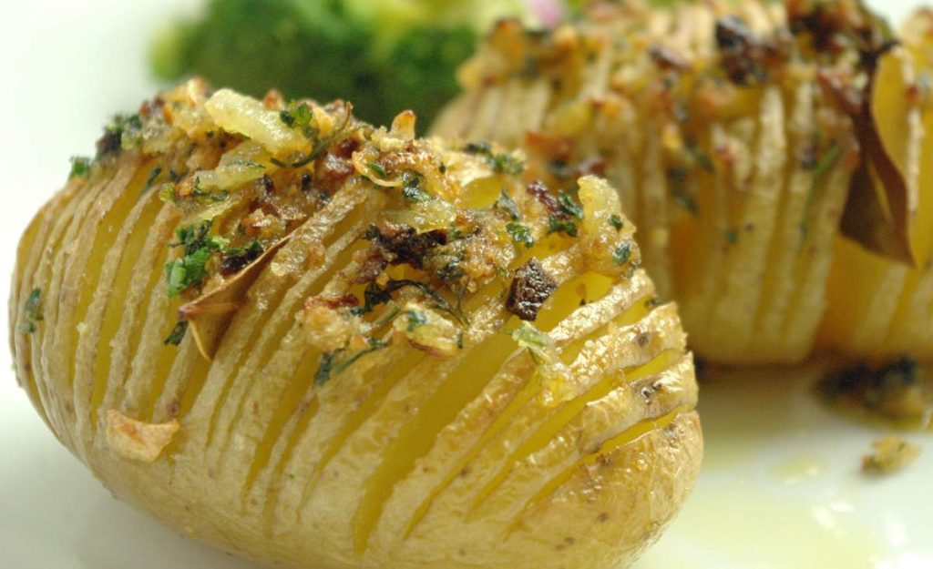 Pommes de terre hasselback