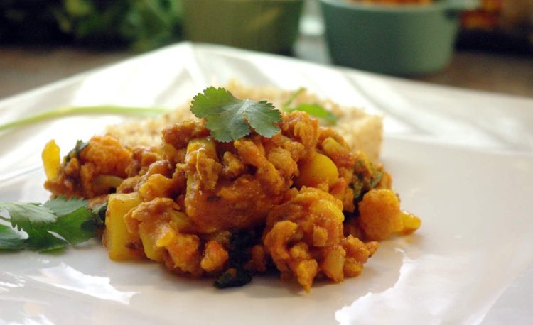 Recette végétarienne aux protéines de soja - Pankaj blog