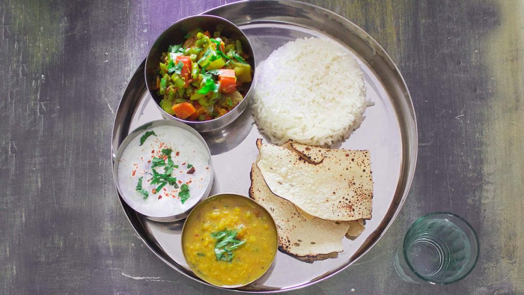 Recette thali indien