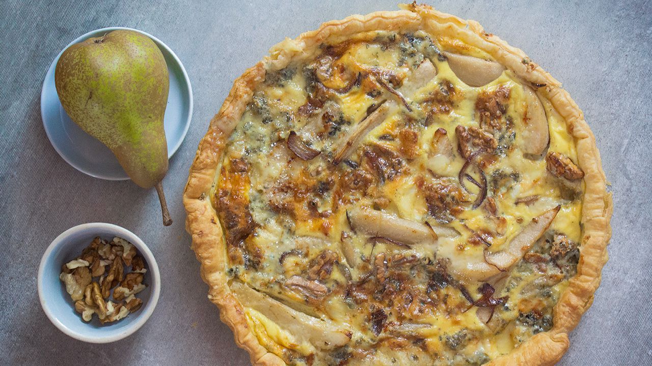 Recette de tarte poires, noix et bleu d'Auvergne en vidéo Pankaj blog — free download