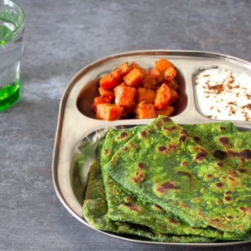 Recette palak parantha