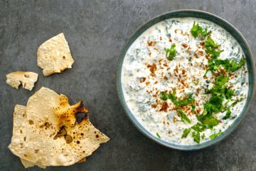 Recette raita d'épinards