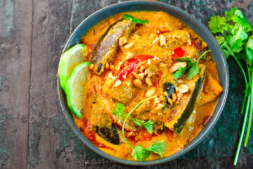 Curry d'aubergines Panang