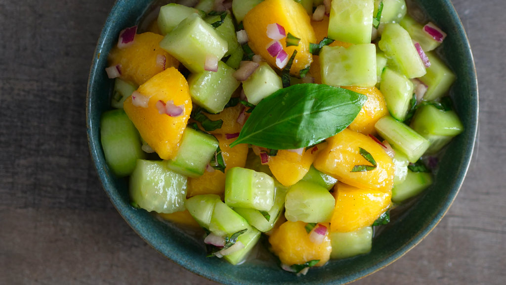 Salade concombre - brugnon