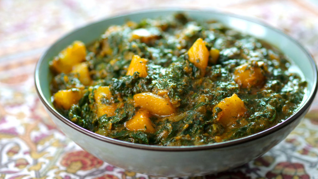 Recette de Saag aloo