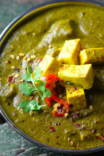 Recette Palak paneer