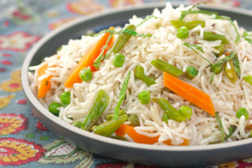 Riz aux légumes indien