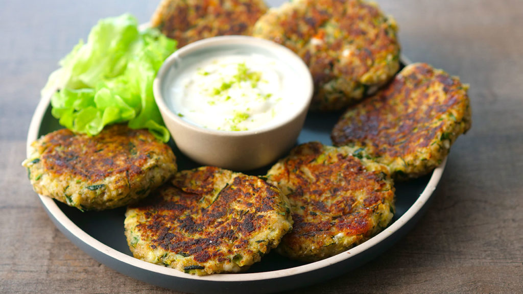 Galettes de courgette