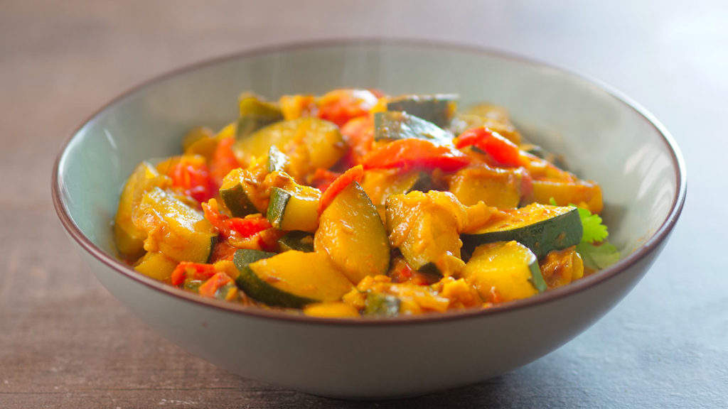 Courgettes à l'indienne