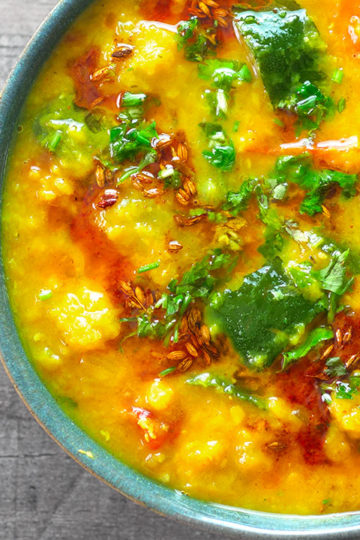 recette courgettes lentilles