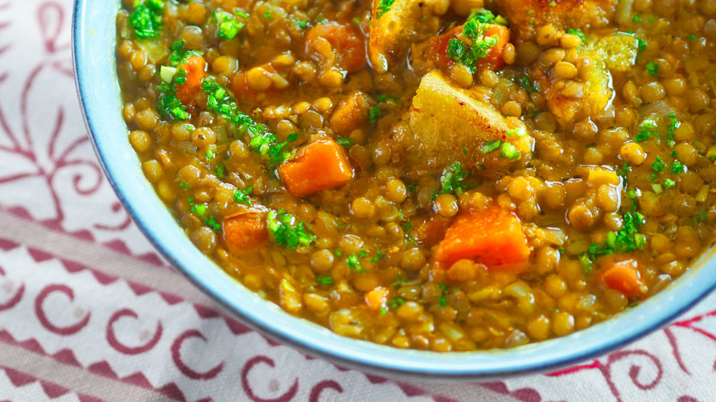 soupe de lentilles