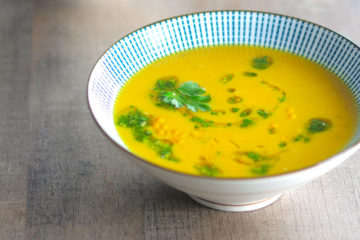 soupe pois chiches et butternut