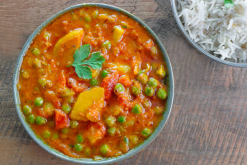 Recette indienne Aloo matar