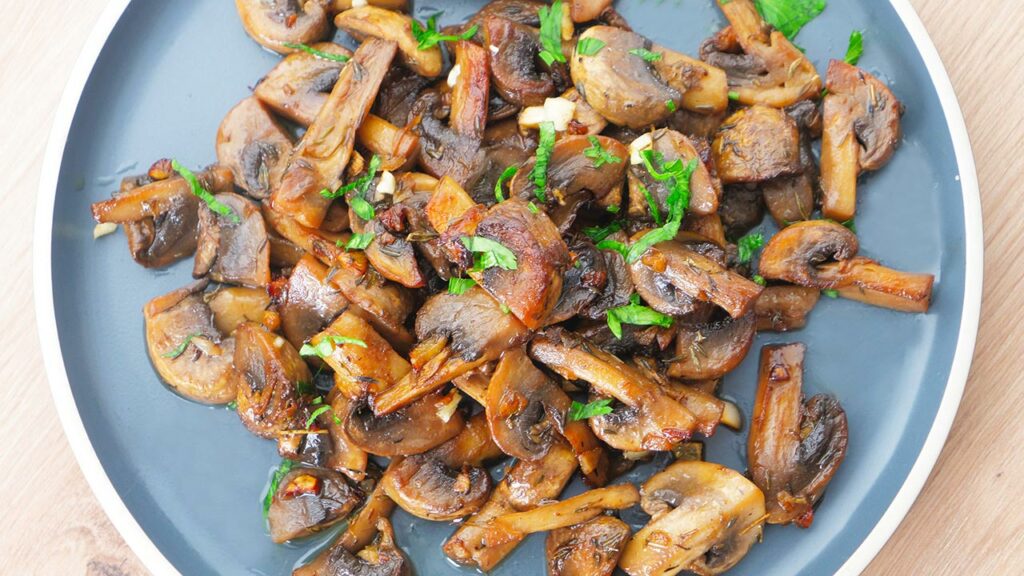 Recette de champignons sautés - Pankaj blog